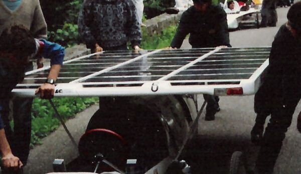voiture solaire ENSAIS - panneau